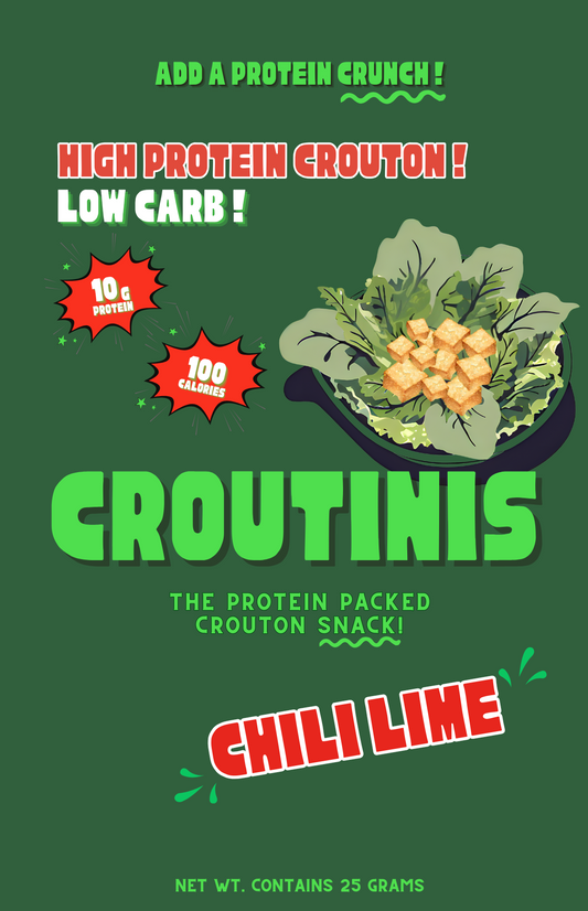 Chili Lime - High Protein, Low Carb Croutons (6-Pack)