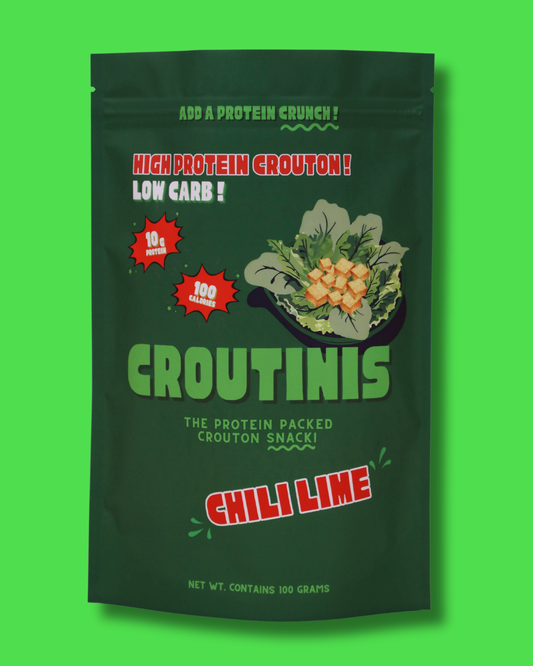 Chili Lime - Pantry Size (5oz), High Protein, Low Carb, Gluten Free Croutons